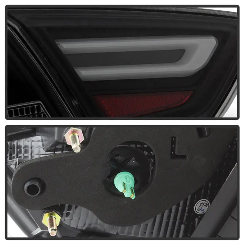xTune 14-18 Chevy Impala (Excl 14-16 Limited) LED Tail Lights - Black Smoke (ALT-JH-CIM14-LBLED-BSM) - Truck &