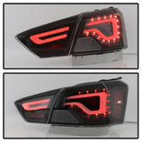 xTune 14-18 Chevy Impala (Excl 14-16 Limited) LED Tail Lights - Black Smoke (ALT-JH-CIM14-LBLED-BSM) - Truck &