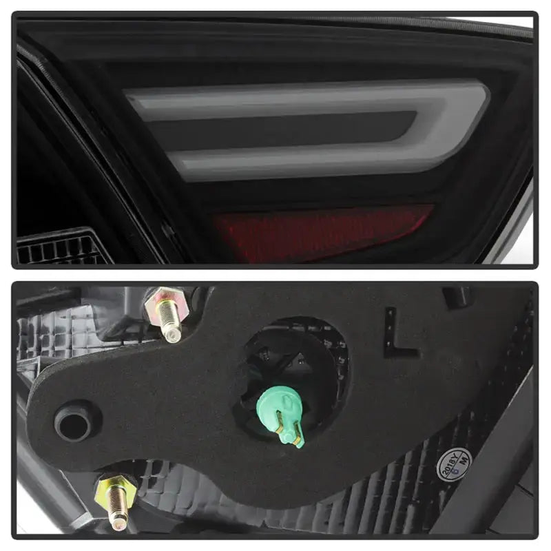 xTune 14-18 Chevy Impala (Excl 14-16 Limited) LED Tail Lights - Black Smoke (ALT-JH-CIM14-LBLED-BSM) - Truck &