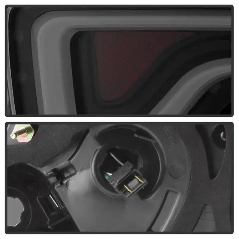 xTune 14-18 Chevy Impala (Excl 14-16 Limited) LED Tail Lights - Black Smoke (ALT-JH-CIM14-LBLED-BSM) - Truck &