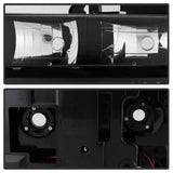 Xtune 92-94 Blazer Full Size Corner/LED Bumper Headlights Black HD-JH-CCK88-LED-AM-BK-SET 