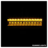 Xtune 92-94 Blazer Full Size Corner/LED Bumper Headlights Black HD-JH-CCK88-LED-AM-BK-SET 