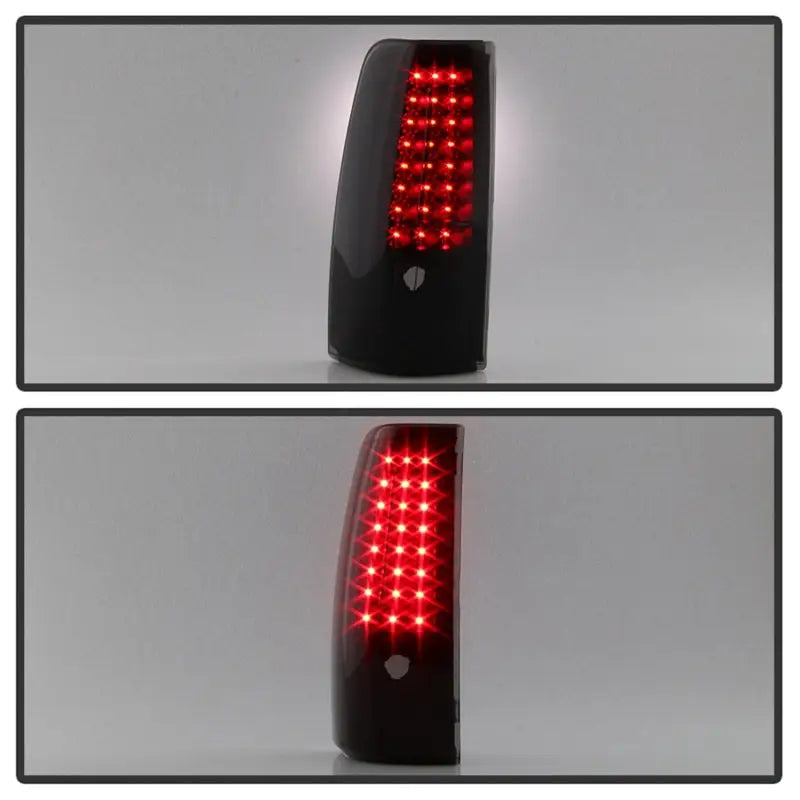 xTune 99-02 Chevy Silverado 1500/2500/3500 V2 LED Tail Lights - Black Smoke (ALT-ON-CS99-G2-LED-BSM) - 9038471