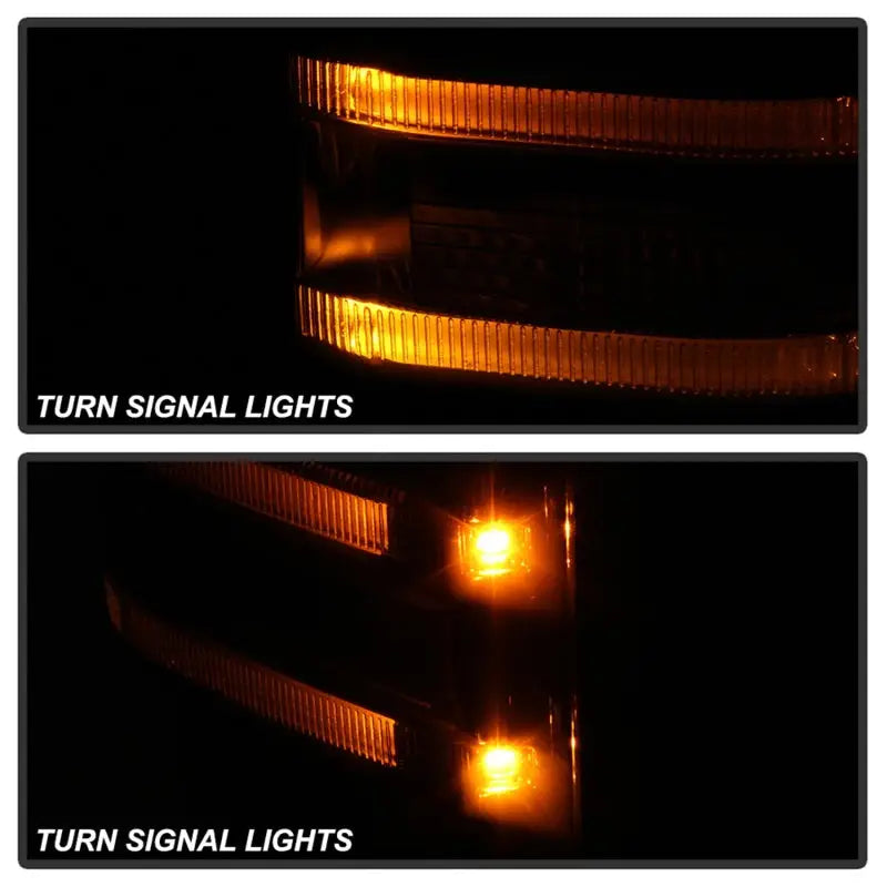 xTune 99-07 Ford Super Duty Heated LED Signal Power Mirrors - Smk (Pair) (MIR-FDSD99S-G4-PW-SM-SET) 
