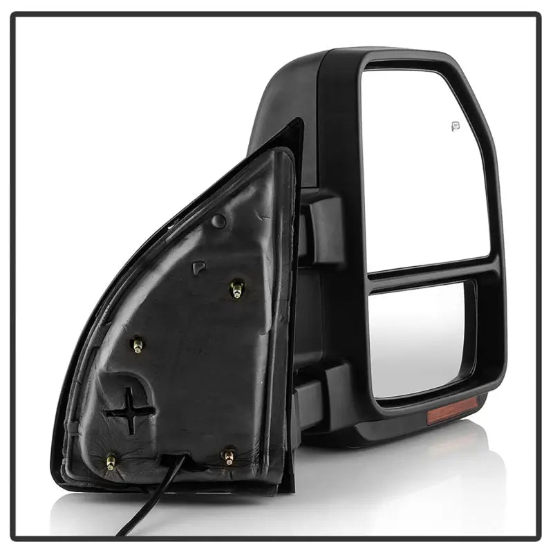 xTune 99-07 Ford SuperDuty Heated LED Telescoping Pwr Mirrors-Smk (Pair) (MIR-FDSD99S-G4-PW-RSM-SET) 