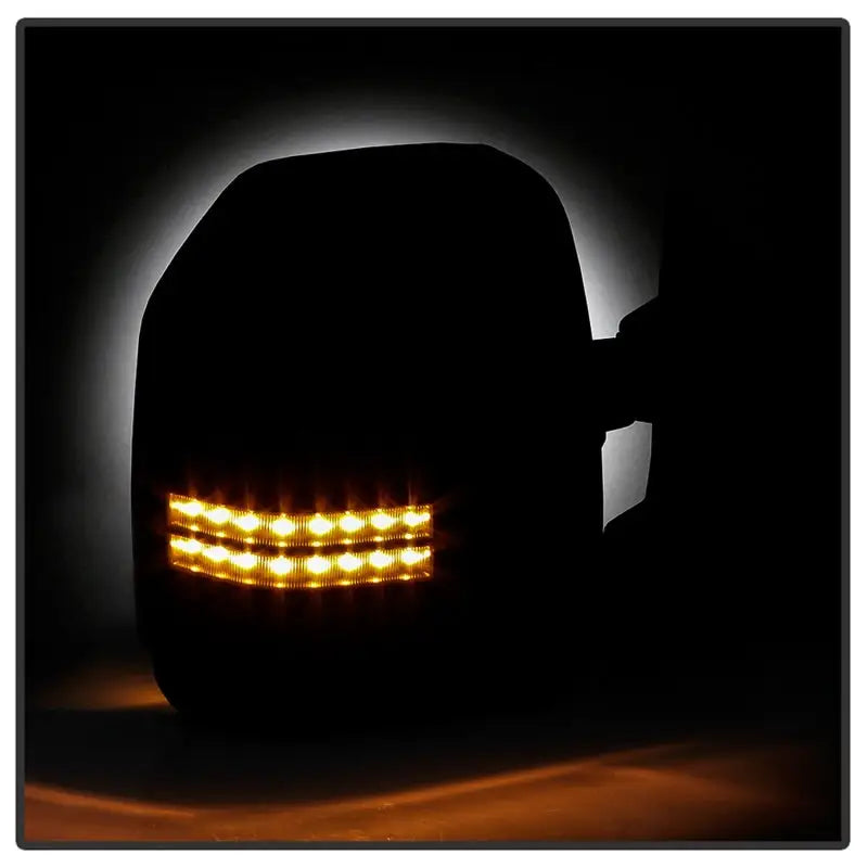xTune 99-07 Ford SuperDuty Heated LED Telescoping Pwr Mirrors-Smk (Pair) (MIR-FDSD99S-G4-PW-RSM-SET) 