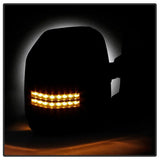 xTune 99-07 Ford SuperDuty Heated LED Telescoping Pwr Mirrors-Smk (Pair) (MIR-FDSD99S-G4-PW-RSM-SET) 