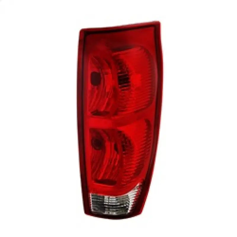 Red and clear tail lights for Chevy Avalanche from Xtune, OEM right side replacement