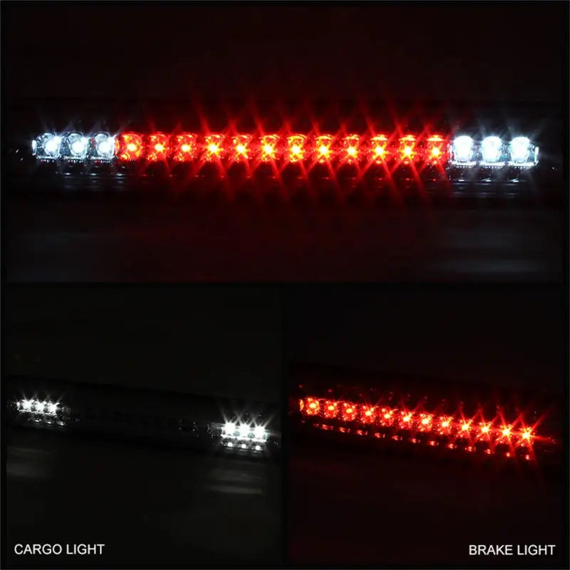 Xtune Chevy GMC C10 / Ck Series Sierra Silverado 88-98 LED 3rd Brake Light Smoke BKL-CCK88-LED-SM - Truck & Automotive