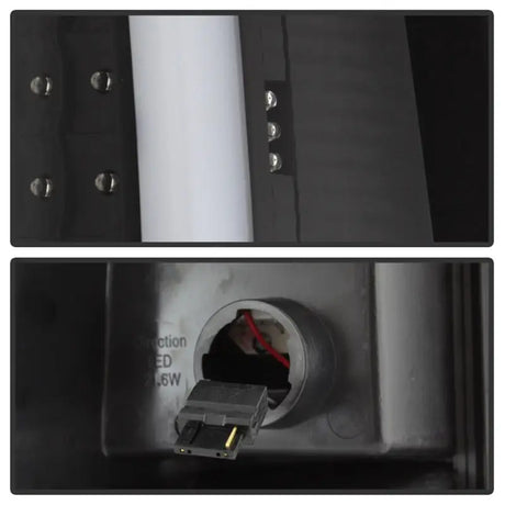 xTune Chevy Silverado 1500/2500/3500 99-02 / Version 3 Tail Lights Black ALT-ON-CS99V3-LBLED-BK - Truck & Automotive