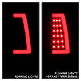 xTune Chevy Silverado 1500/2500/3500 99-02 / Version 3 Tail Lights Black ALT-ON-CS99V3-LBLED-BK - Truck & Automotive