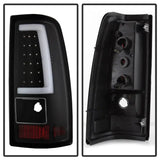 xTune Chevy Silverado 1500/2500/3500 99-02 / Version 3 Tail Lights Black ALT-ON-CS99V3-LBLED-BK - Truck & Automotive