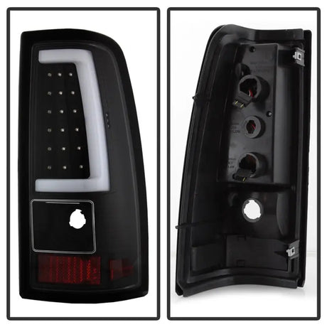 xTune Chevy Silverado 1500/2500/3500 99-02 / Version 3 Tail Lights Black ALT-ON-CS99V3-LBLED-BK - Truck & Automotive