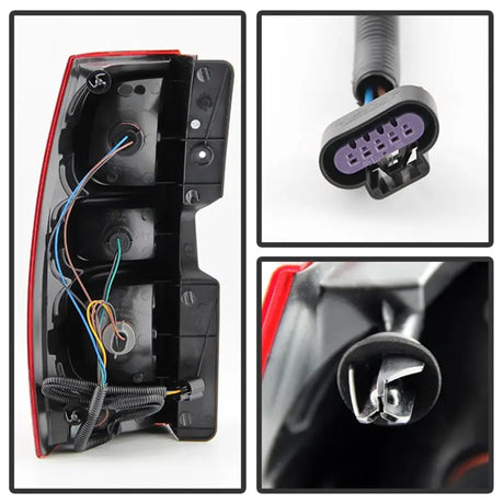 Xtune Chevy Suburban 07-13 Passenger Side Tail Lights OEM Right ALT-JH-CSUB07-OE-R 