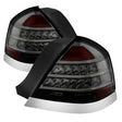 Xtune Crown Victoria 98-11 LED Tail Lights Smoke ALT-JH-CVIC98-LED-SM - Truck & Automotive