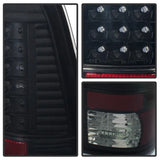 Xtune Ford F250/350/450/550 Super Duty 99-07 LED Tail Lights Black Smoke ALT-JH-FF15097-LED-BKSM - Truck & Automotive