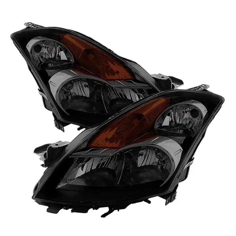 SPYDER Xtune Nissan Altima 07-09 Sedan OEM Style Headlights Halogen Only Black Smoked HD-JH-NA07-AM-BSM