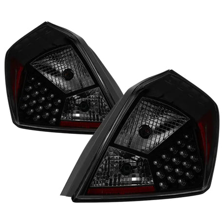 Dark tinted LED tail lights for Nissan Altima 07-12 Sedan by xTune