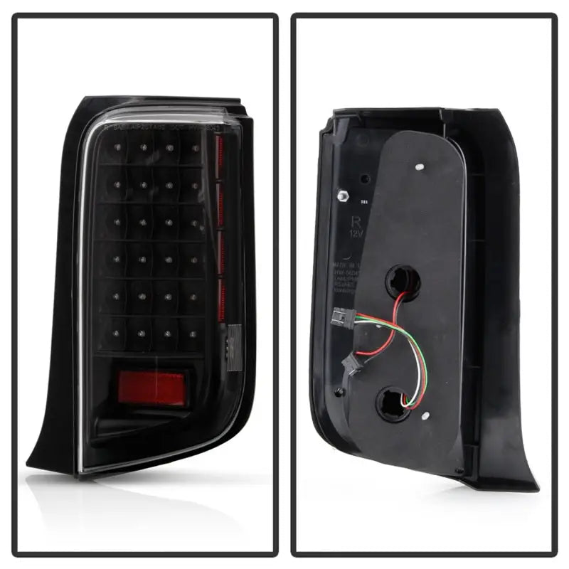 Xtune Scion Xb 08-10 LED Tail Lights Black ALT-ON-TSXB08-LED-BK - 5013156