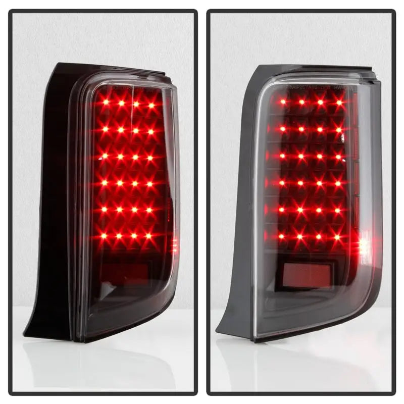 Xtune Scion Xb 08-10 LED Tail Lights Black ALT-ON-TSXB08-LED-BK - 5013156