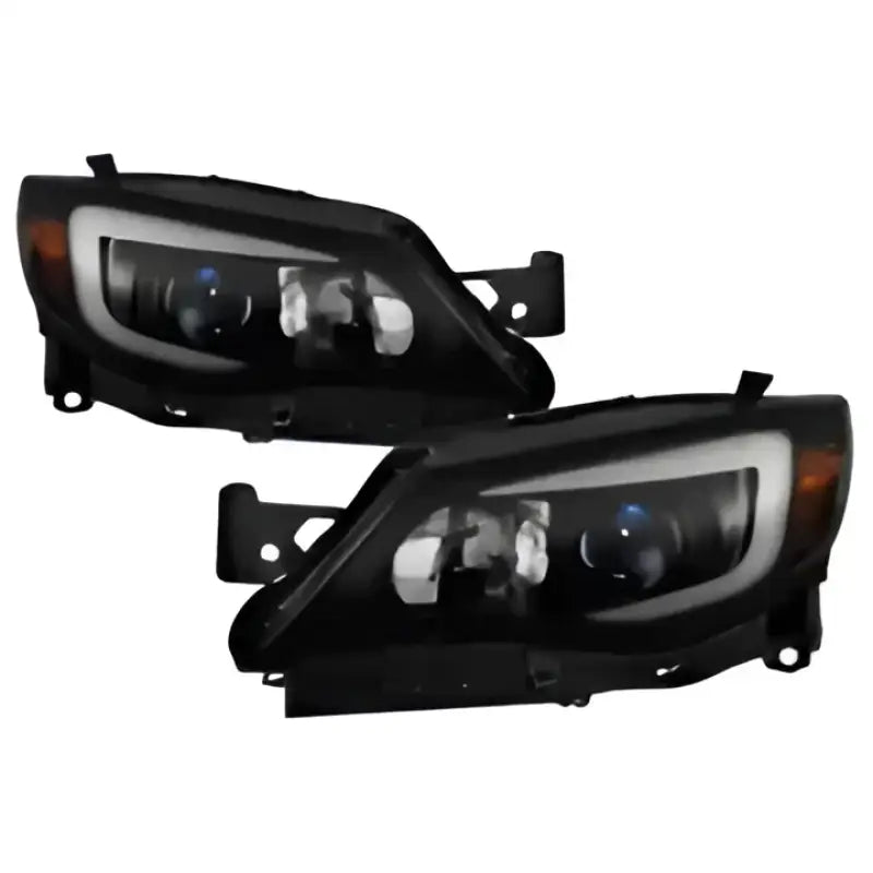 xTune Subaru Impreza WRX Halogen Only 08-14 Projector Headlights Black Smoked PRO-JH-SI08-LBDRL-BSM - 9039386 - Lights