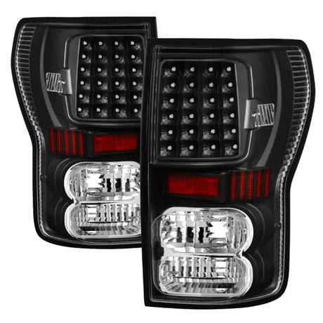 Xtune Toyota Tundra 07-13 LED Tail Lights Black ALT-ON-TTU07-LED-BK - Truck & Automotive