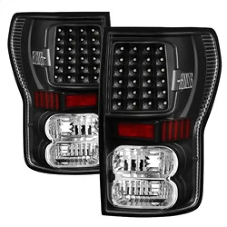 Xtune Toyota Tundra 07-13 LED Tail Lights Black ALT-ON-TTU07-LED-BK - Truck & Automotive