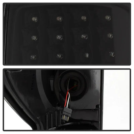 Xtune Toyota Tundra 07-13 LED Tail Lights Black ALT-ON-TTU07-LED-BK - Truck & Automotive