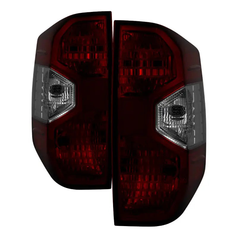 xTune Toyota Tundra 14-17 OEM Style Tail Lights - Dark Red ALT-JH-TTU14-OE-RSM - Truck & Automotive