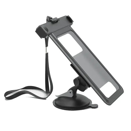 XV1-863-2 Bracketron Waterproof Suction Mount Phone Holder with sleek design and secure strap.
