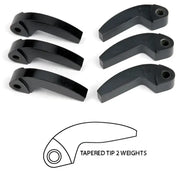 Y-2 Hypershift Tapered Tip 2 Machined Weights 3/Pk 83.5g 
