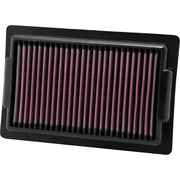YA-1709 Air Filter with red pleats for high flow air and optimal filtration