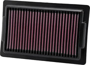 YA-1709 Air Filter with red pleats for high flow air and optimal filtration