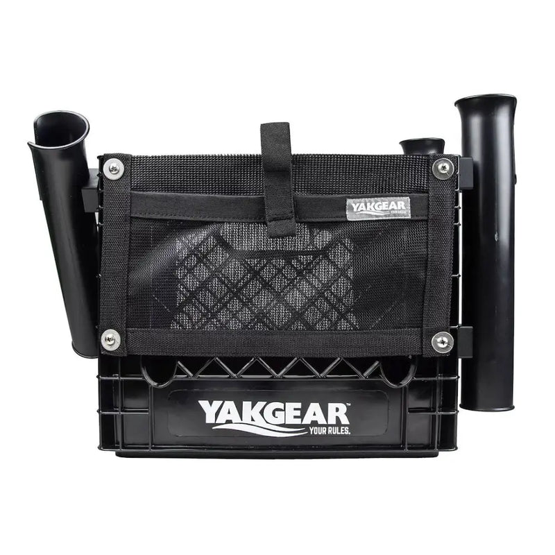 Yakgear Standard Size Heavy-Duty Milk Crate Kayak Crate 01-0006-01 - Anglers Kit Basic V2