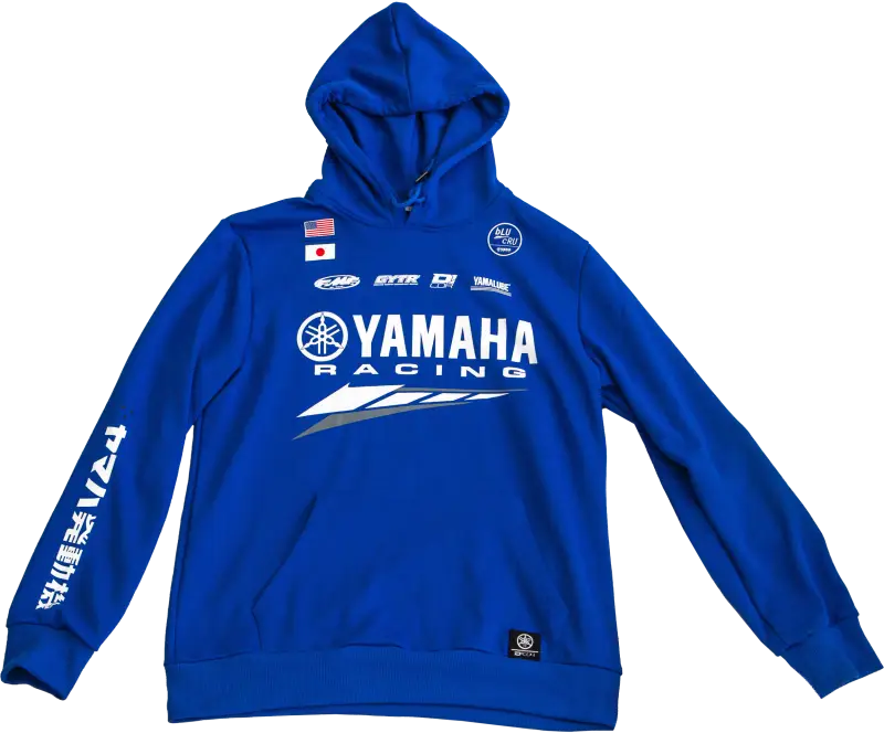 Yamaha Factory Sweatshirt Blue Lg - D-COR