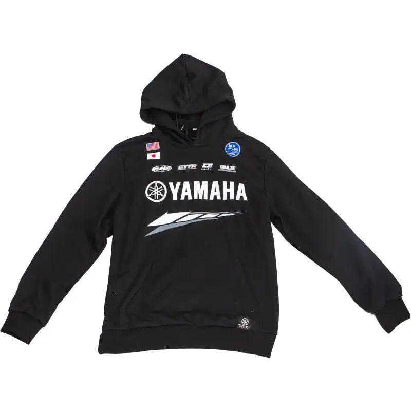 Yamaha Factory Sweatshirt Black Lg - D-COR