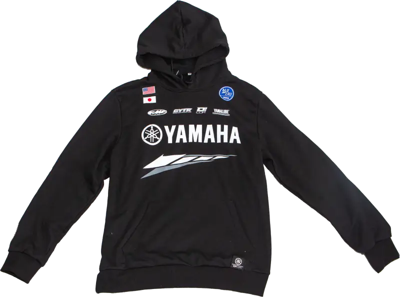 Yamaha Factory Sweatshirt Black Md - D-COR