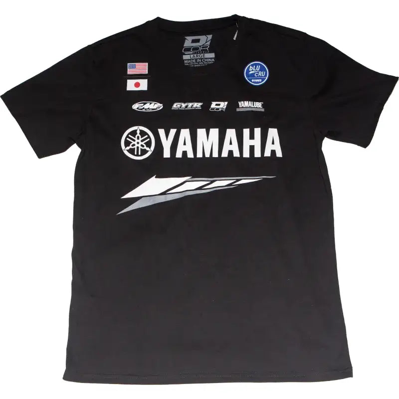 Yamaha Factory T Shirt Black Lg - D-COR