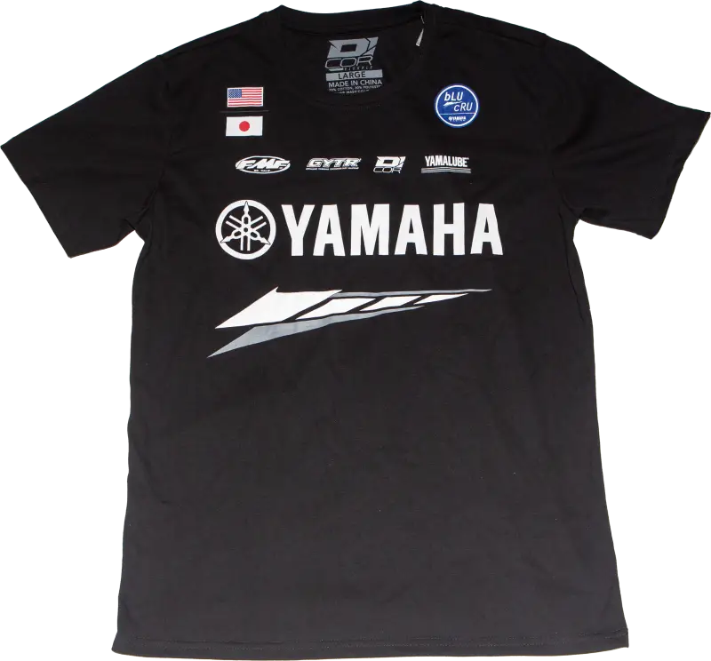 Yamaha Factory T Shirt Black Md - D-COR