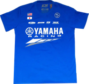 Yamaha Factory T Shirt Blue Lg - D-COR