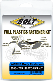 BOLT Yam TTR110W Body Work Fastener Kit for Yamaha TTR110 - BOLT
