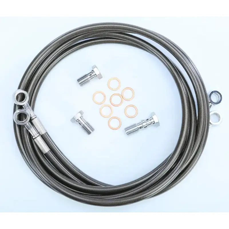 YFZ450-2F-2SMOKE Brakeline Frt 2 Line Yam Smk + 2 - Front Brake Kit