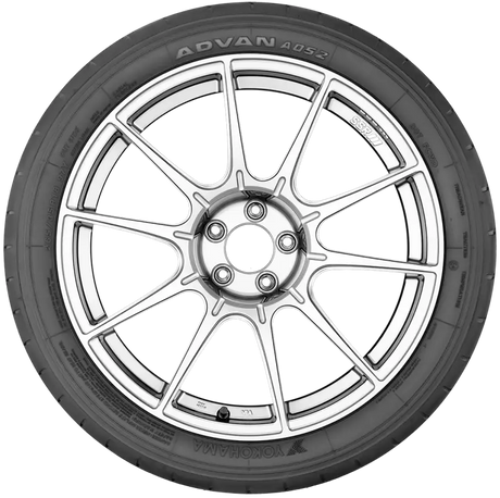 Car tire with silver rim for Yokohama Advan A052 tire 245/40R18 97Y