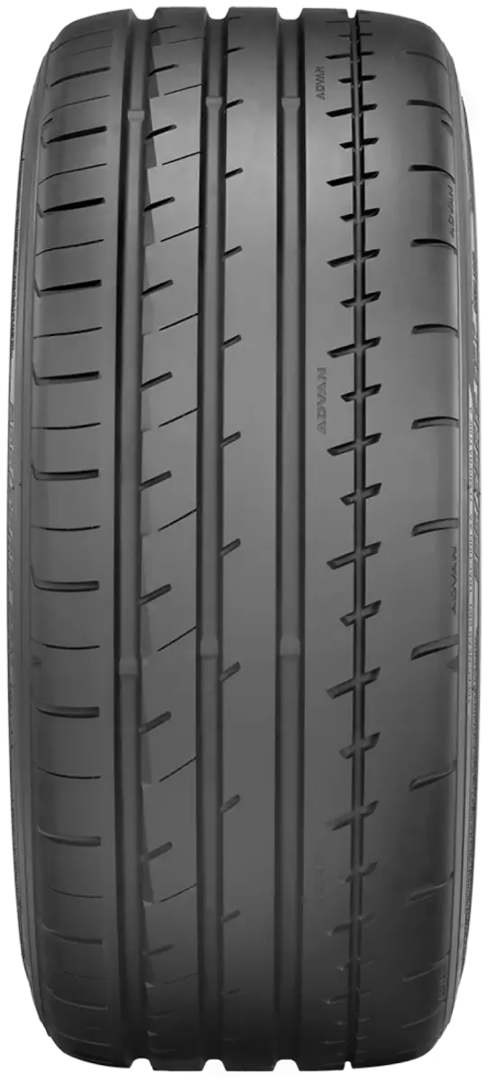 Black Yokohama Advan Apex V601 tire with tread pattern for the Apex V601 tire series