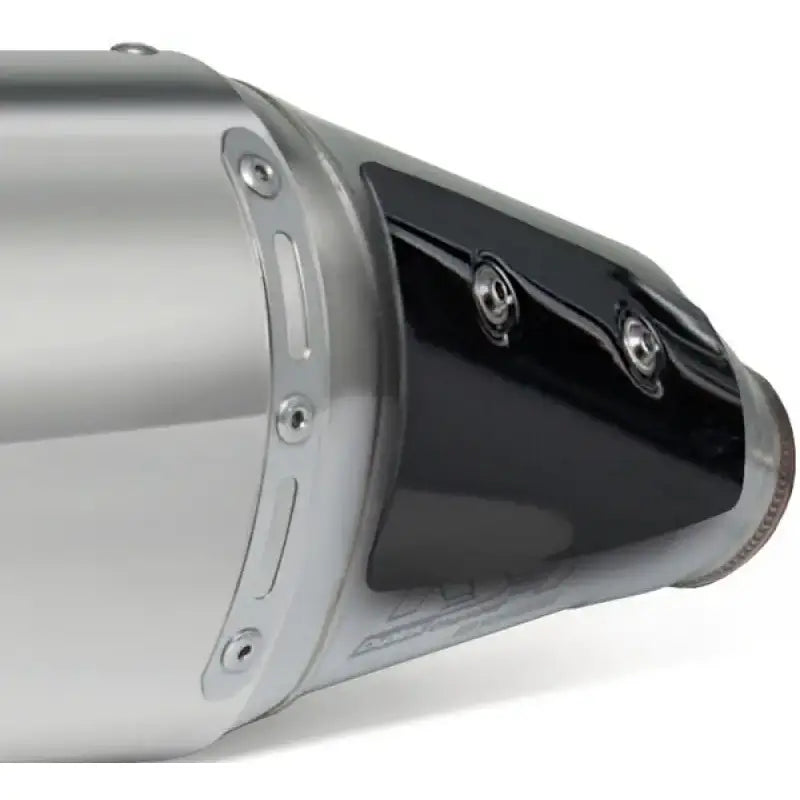 Yoshimura 123400d520 exhaust race with motorcycle exhaust pipe and black heat shield