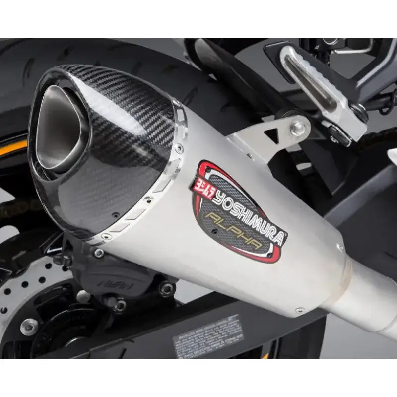 Motorcycle exhaust pipe from Yoshimura 14710AP520 Exhaust Race Alpha-T full system