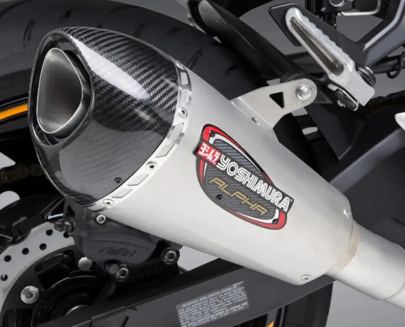 Motorcycle exhaust pipe from Yoshimura 14710AP520 Exhaust Race Alpha-T full system