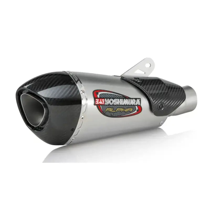 Motorcycle exhaust muffler for Yoshimura 19675BP520 exhaust Street Alpha-T Slip-On Ss-Ss-Cf Works