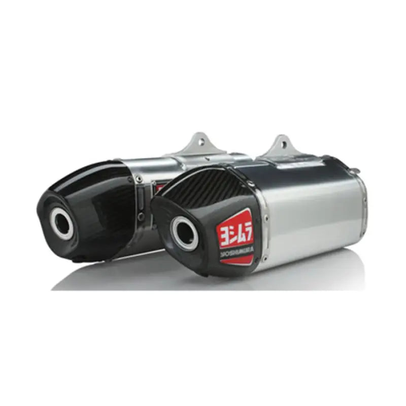 Yoshimura 225840R520 Rs-9T Header/Canister/End Cap Exhaust Dual System Ss-Al-Cf