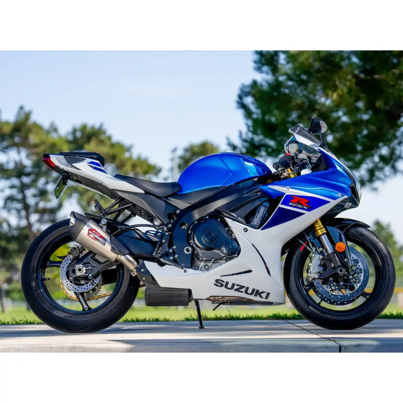 Yoshimura AT2 Slip-On Exhaust 11750BP521 - Street SO SS SS CF